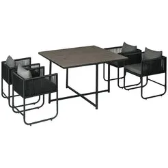 In And OutdoorMatch Garten-Set 5teilig