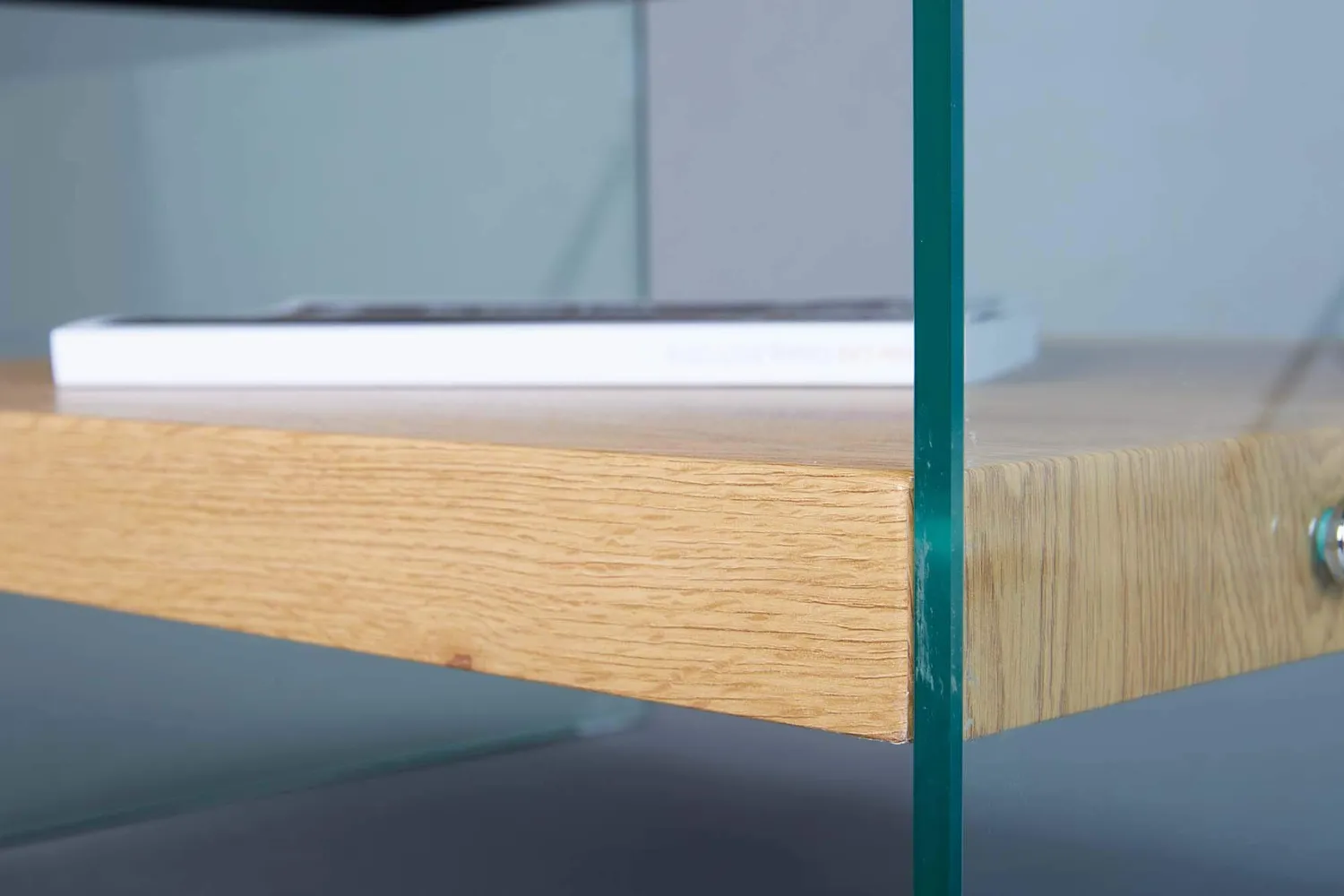 Inter Link Benina Couchtisch 110 cm Wildeiche Glas