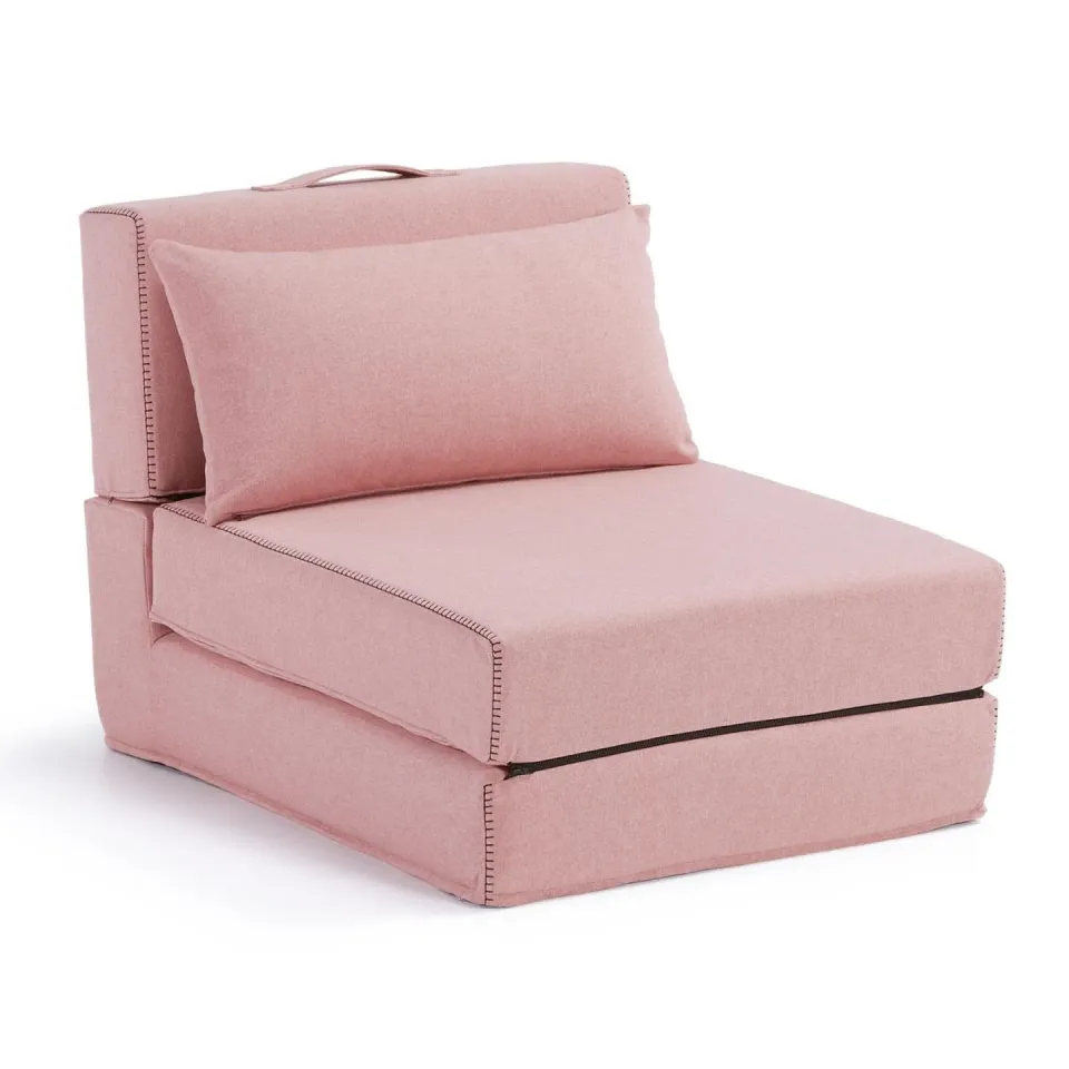 Kave Home Arty Schlafsessel rosa 70 x 185 cm Teflon