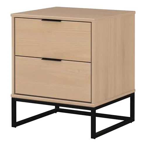 Inter Link Beistelltisch 2 Schubladen Holzoptik 50 cm