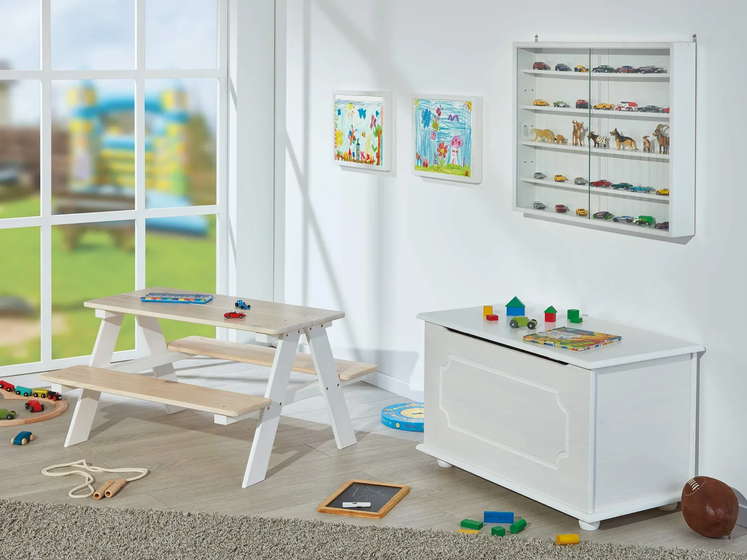 Inter Link Henning Kindersitzgruppe Massivholz 4 Plätze