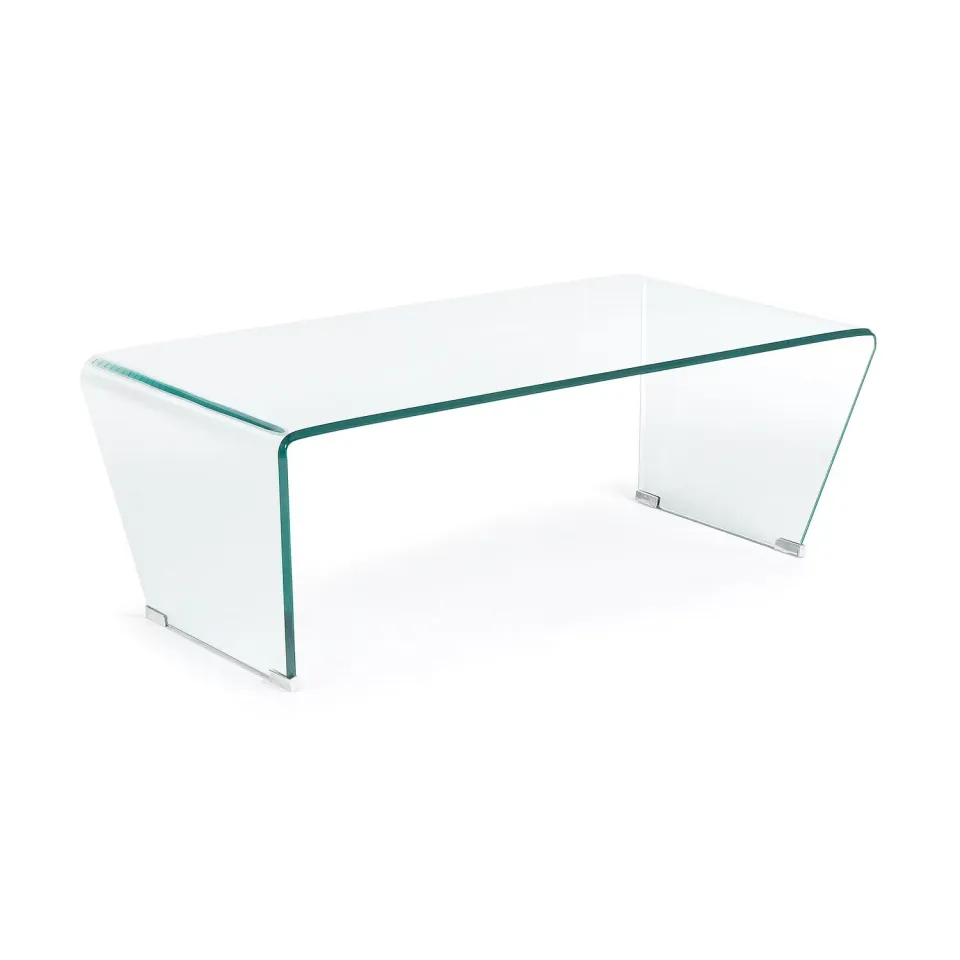 Kave Home Burano Couchtisch 120x60 Glas transparent