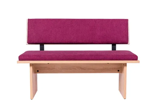 Kundler Home Die Stilvolle Trend Sitzbank mit Lehne