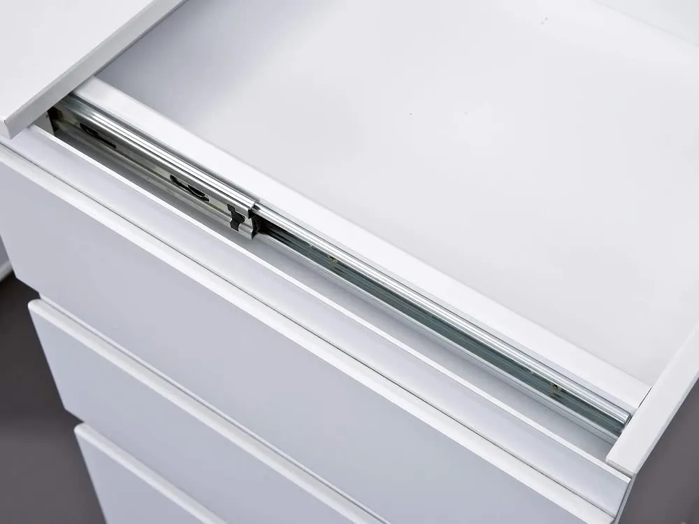 Inter Link Laptop-Office Schreibtisch Weiß ausziehbar