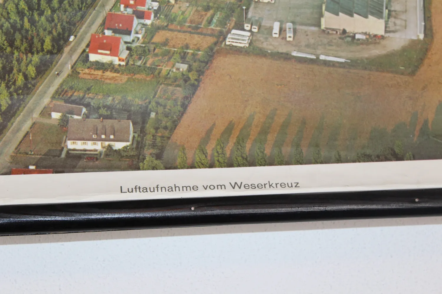 Mon Ami(e) Vintage Antike Rollkarte Weserkreuz Schulkarte
