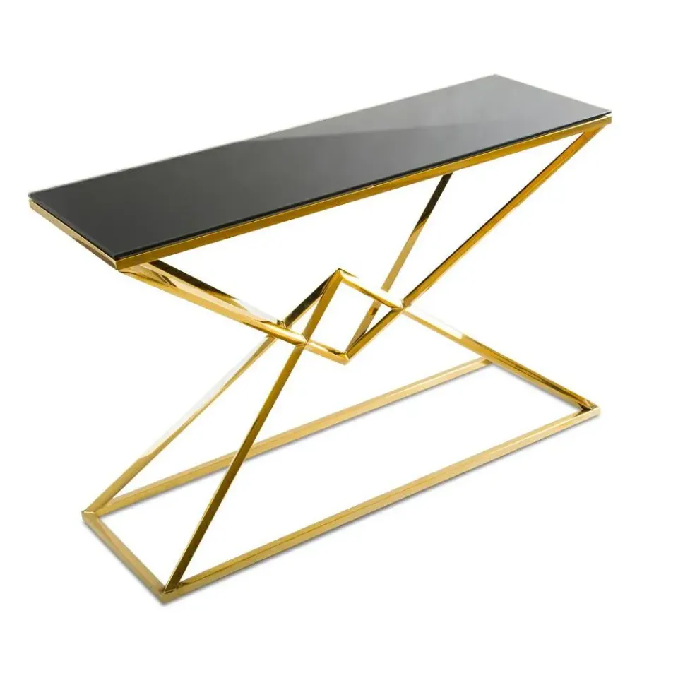HOWHOMELY Diamanto Sideboard Glas 120 cm