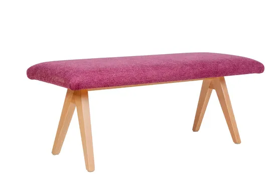 Kundler Home Die Natürliche Sitzbank 125cm Stoff