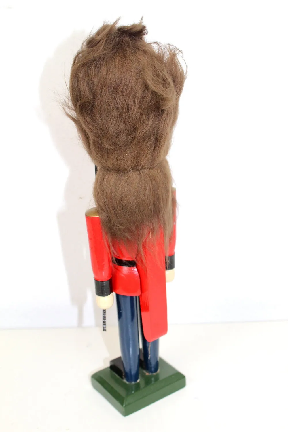 Mon Ami(e) Vintage Nussknacker Soldat Wachmann Holz blau rot 23 cm