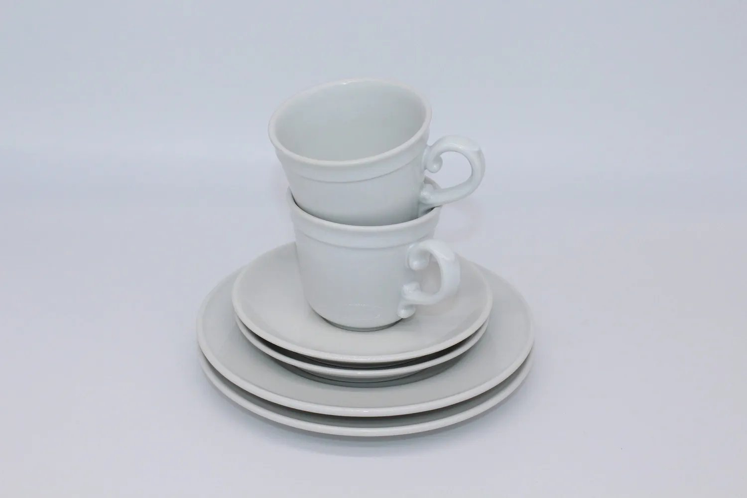 Mon Ami(e) Vintage Kaffeegedecke 2er-Set Keramik dreiteilig