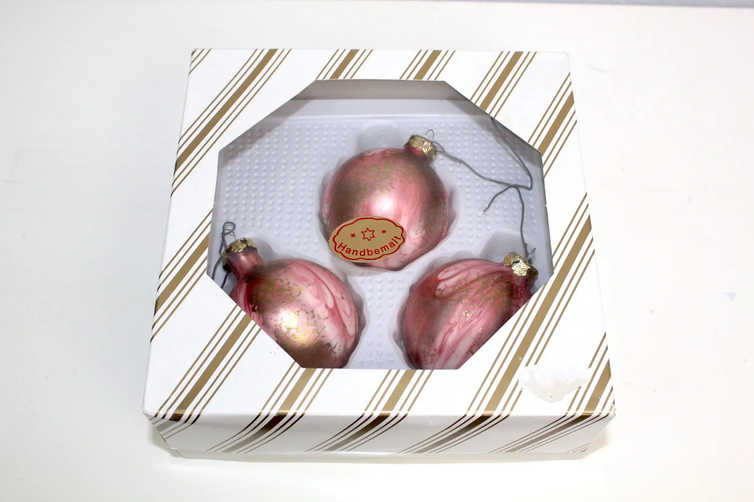 Mon Ami(e) Vintage Weihnachtsbaumkugeln Glas antik