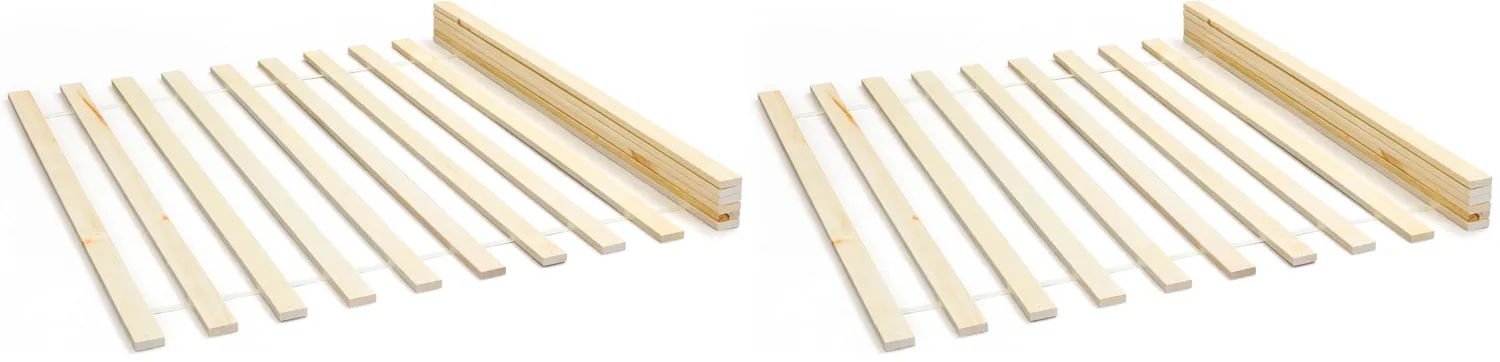 Inter Link Lattenrost Rollrost Massivholz natur