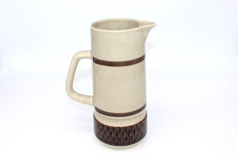 Mon Ami(e) Vintage Kanne Keramik braun-beige 24,5 cm