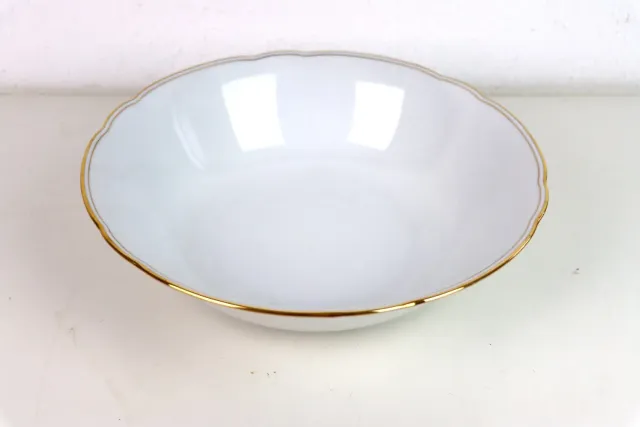 Mon Ami(e) Vintage Goldrand Schüssel groß Porzellan 25,5 cm