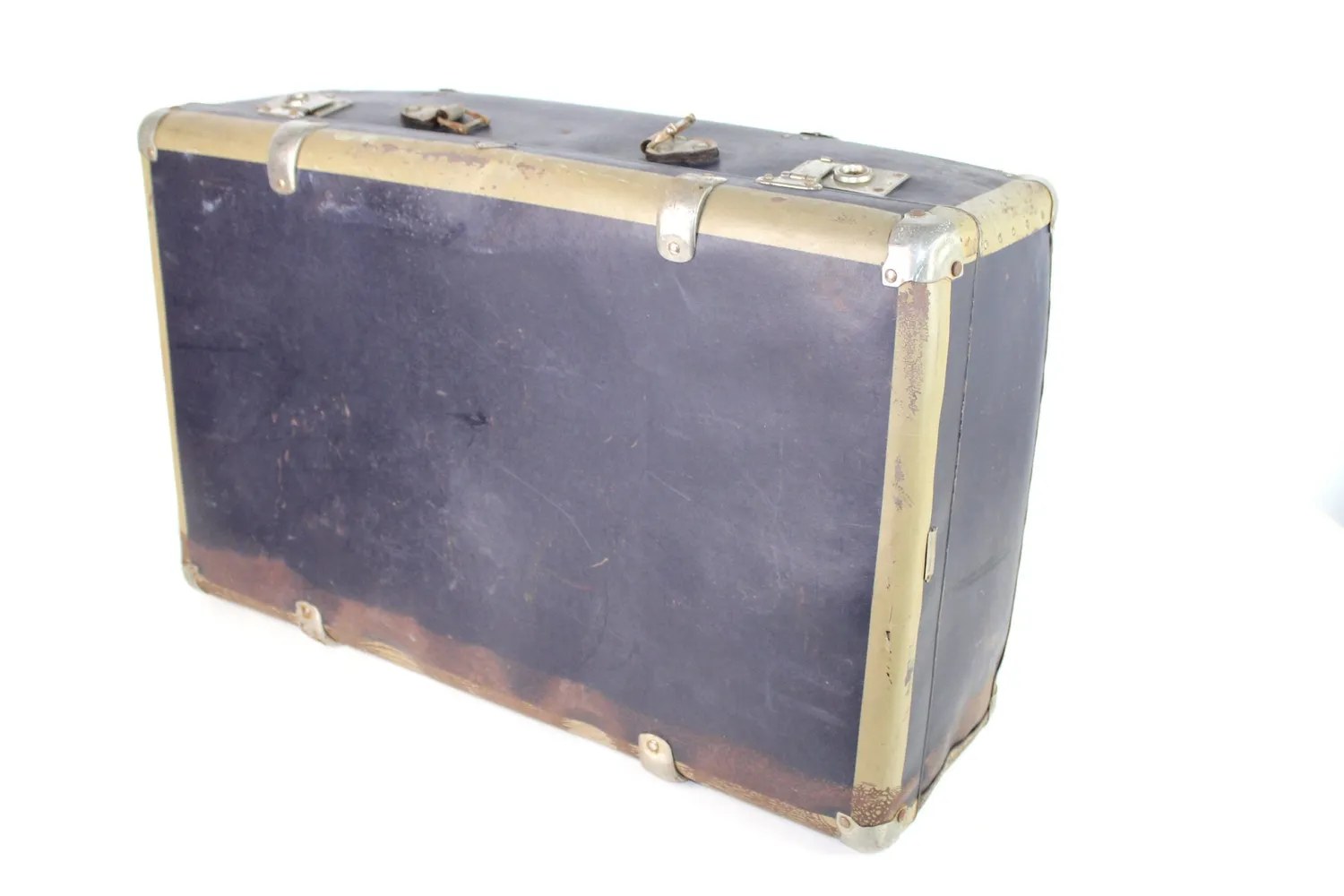 Mon Ami(e) Vintage Koffer blau Vintage-Koffer 70,5 cm Shabby-Charm