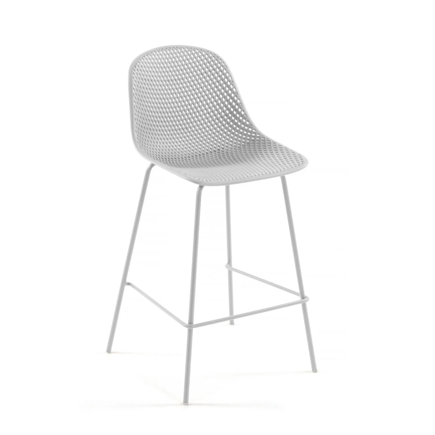Kave Home Quinby Barhocker 75 cm Recycling-Kunststoff