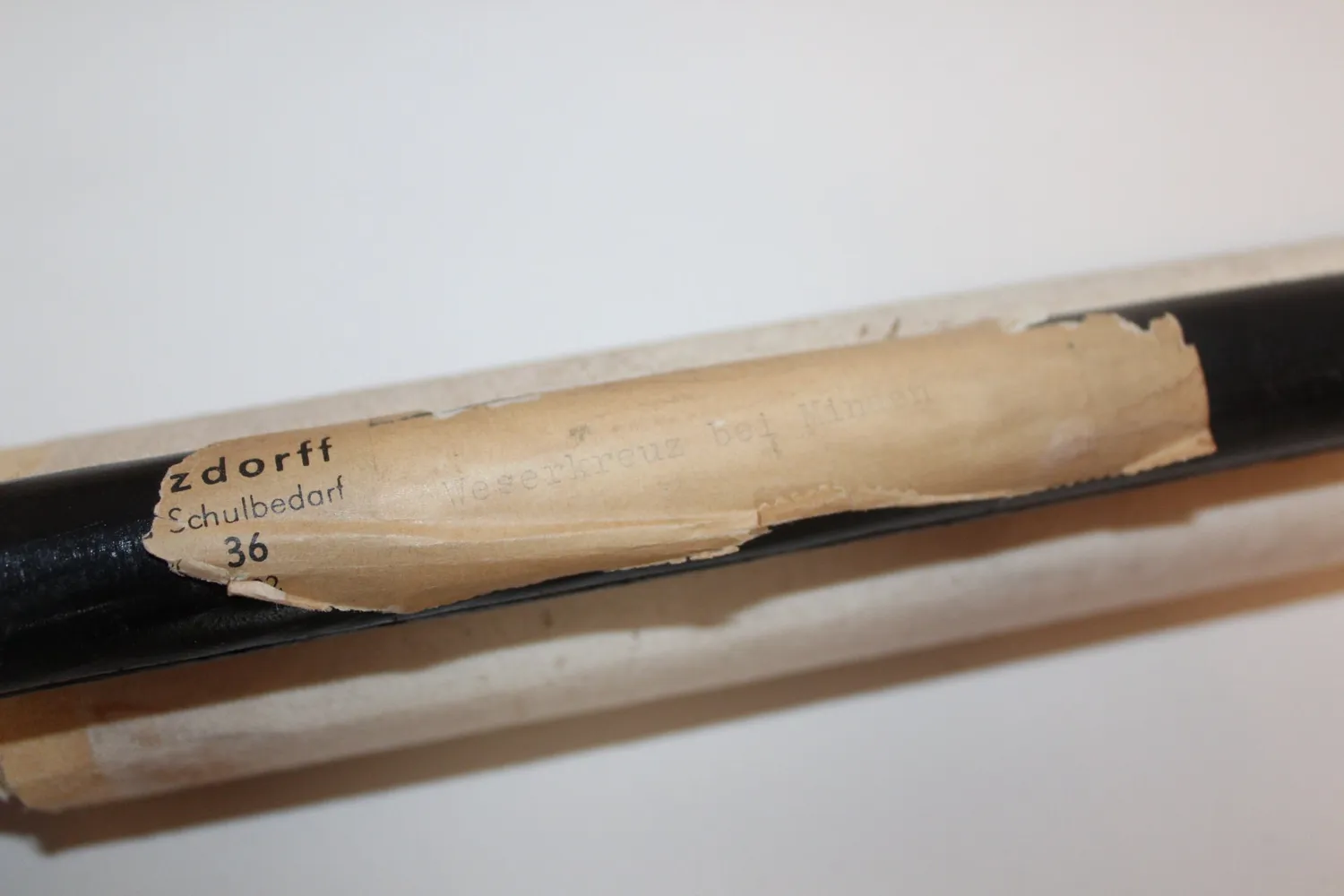 Mon Ami(e) Vintage Antike Rollkarte Weserkreuz Schulkarte