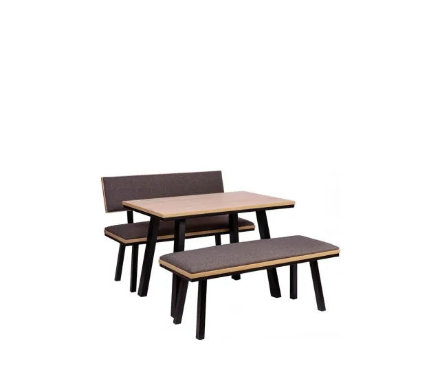 Kundler Home Die Elegante Essgruppe 3-tlg mit A-Beinen