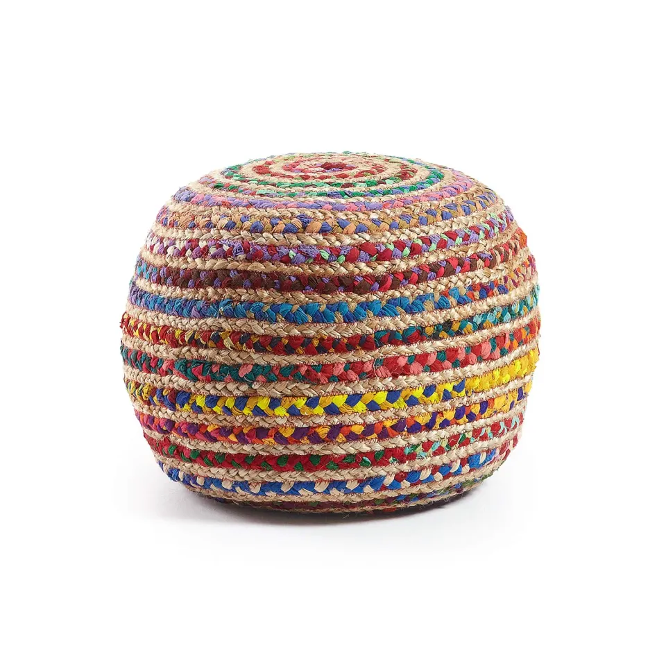 Kave Home Saht Pouf rund