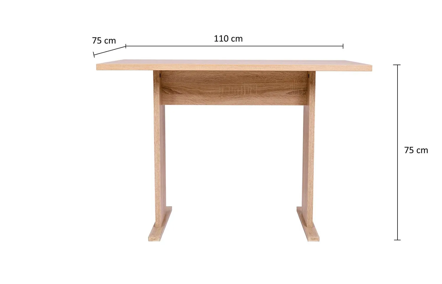 Kundler Home Der Stilvolle Trend Esstisch 110 cm Eiche