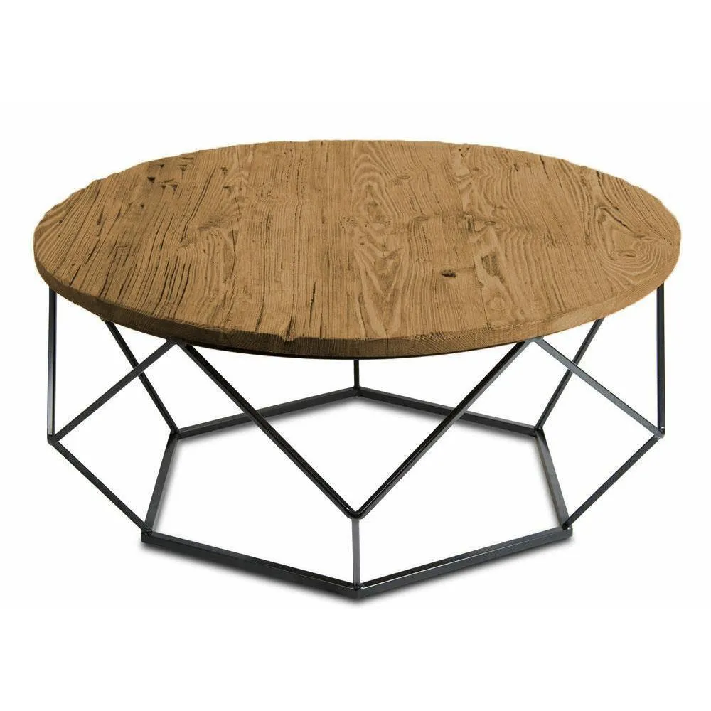 HOWHOMELY LarchLoft Beistelltisch Holz