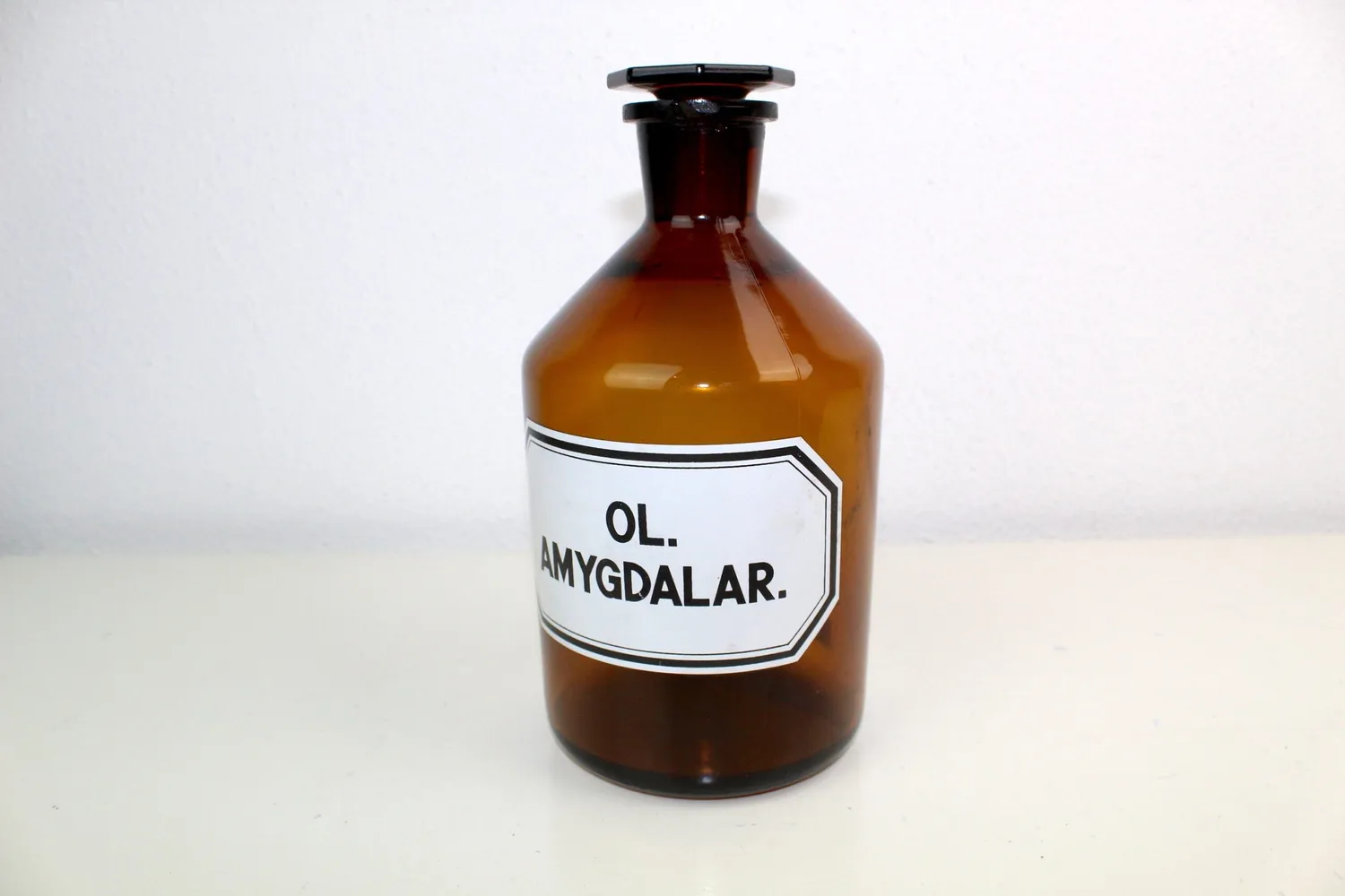 Mon Ami(e) Vintage Apothekerflasche 1 Liter braun Glas antik