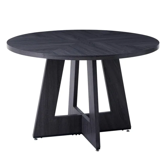 In And OutdoorMatch Esstisch Rund 110 cm Holz