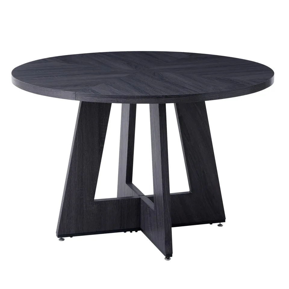 In And OutdoorMatch Esstisch Rund 110 cm Holz