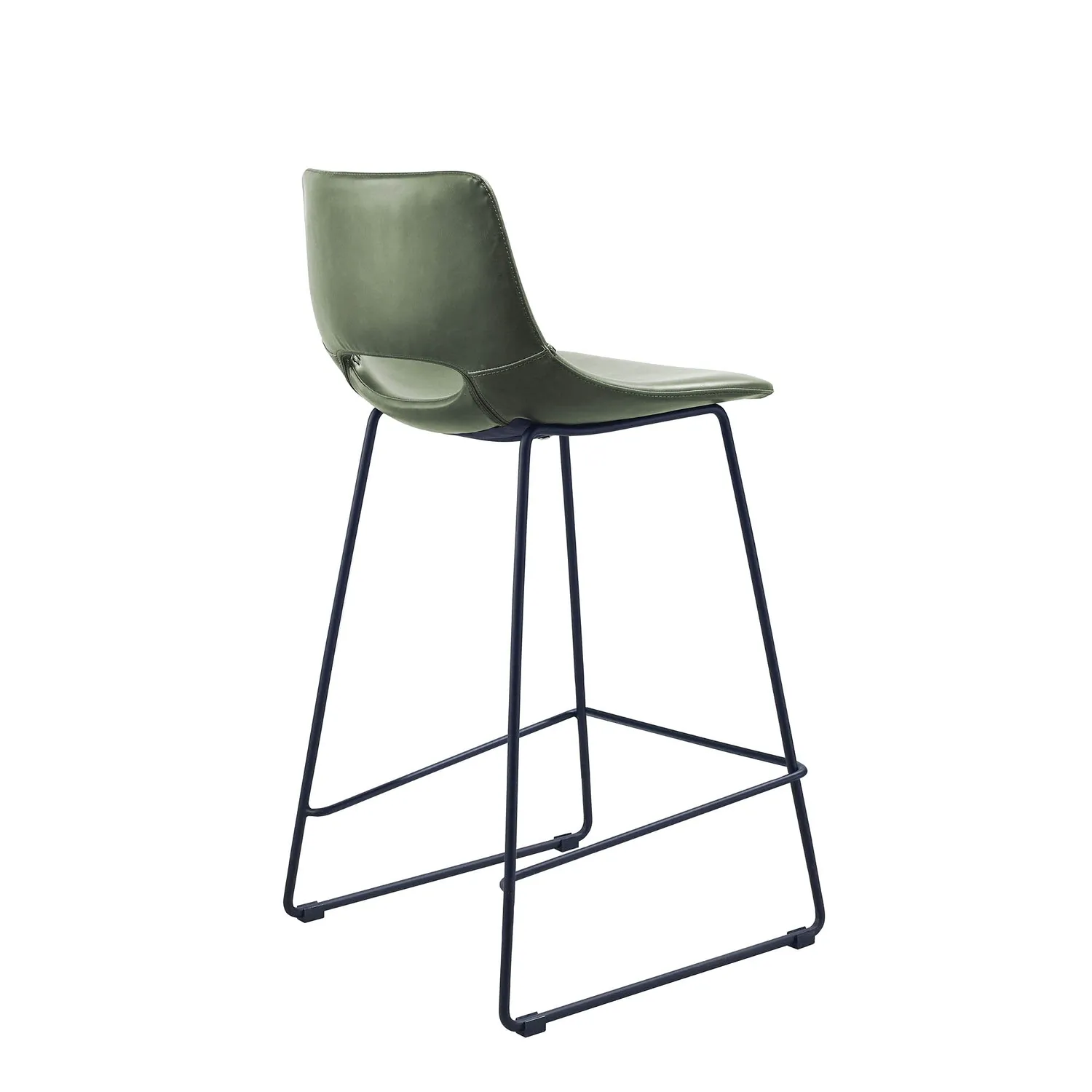 Kave Home Zahara Barhocker 65 cm Kunstleder