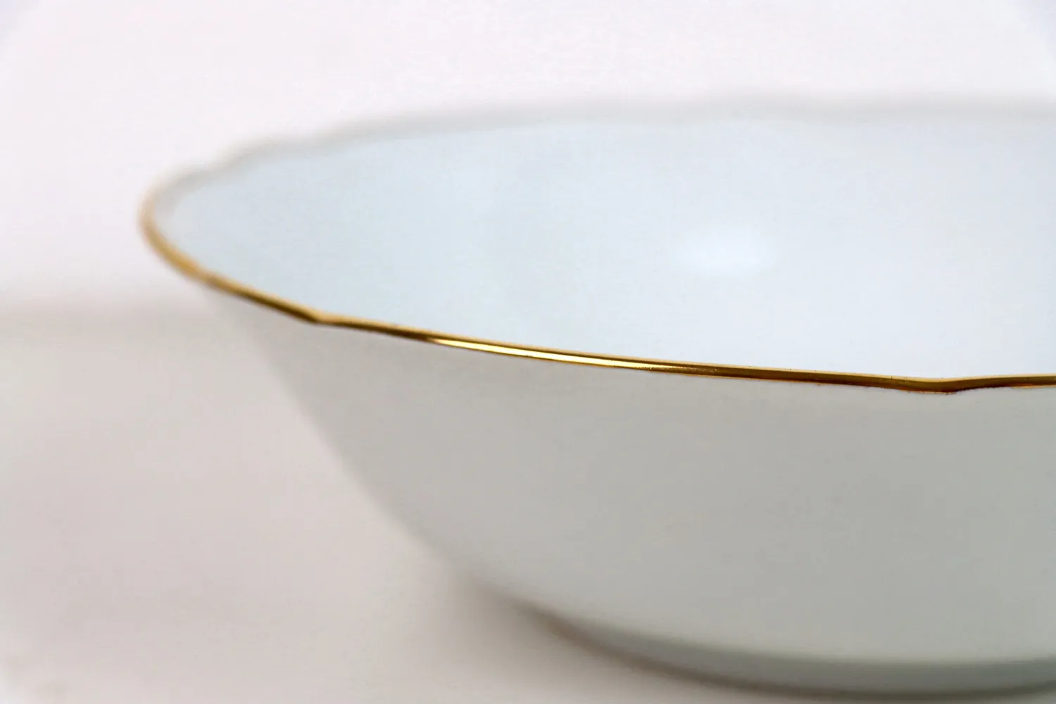 Mon Ami(e) Vintage Goldrand Schüssel groß Porzellan 25,5 cm