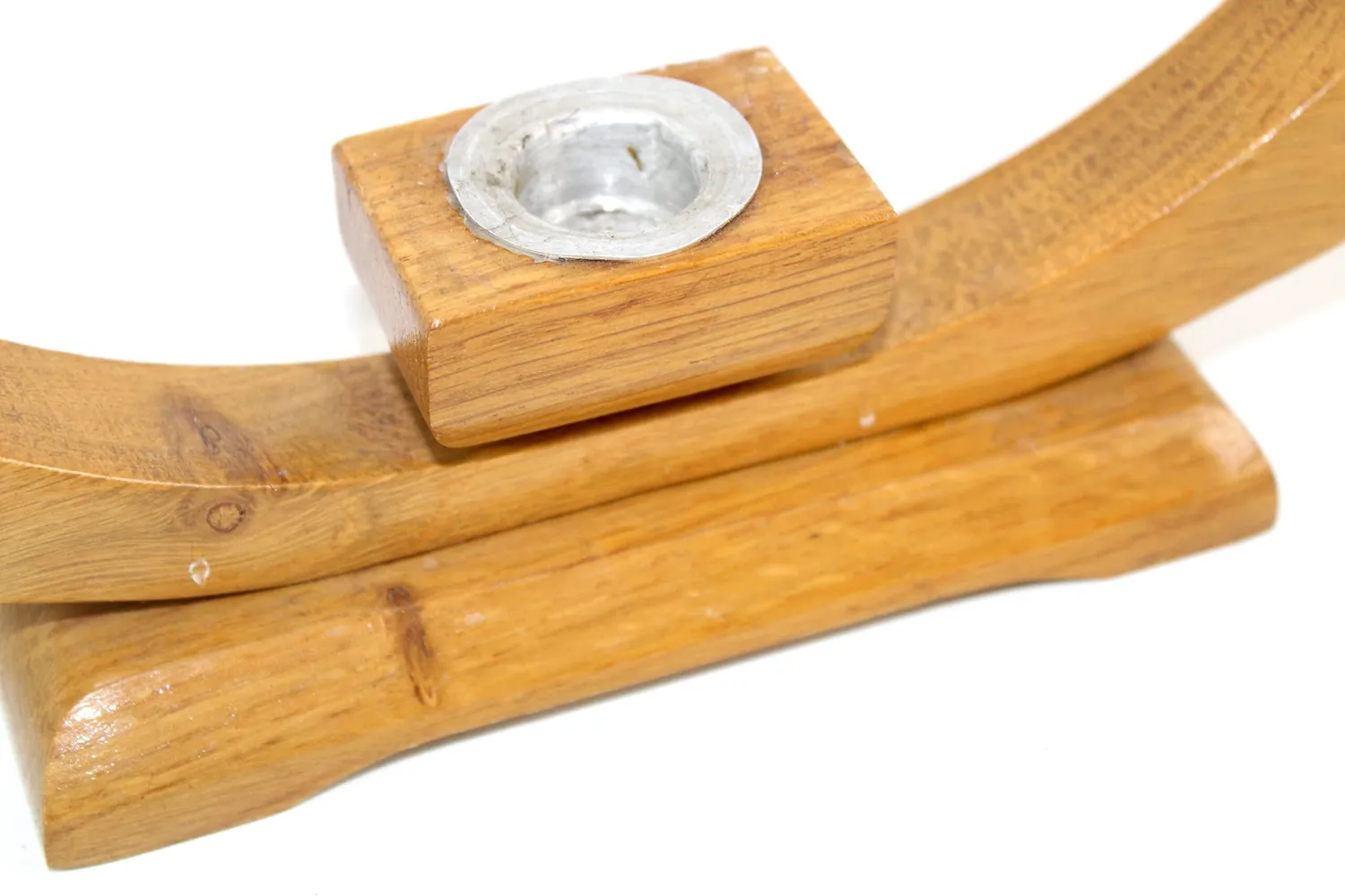 Mon Ami(e) Vintage Kerzenständer Holz 3-flammig 33 cm