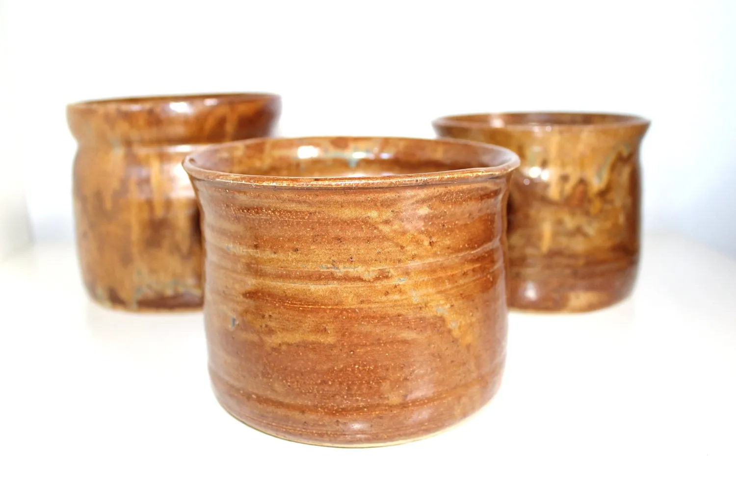 Mon Ami(e) Vintage Set aus handgefertigten Pöttchen 3-teilig Steinzeug