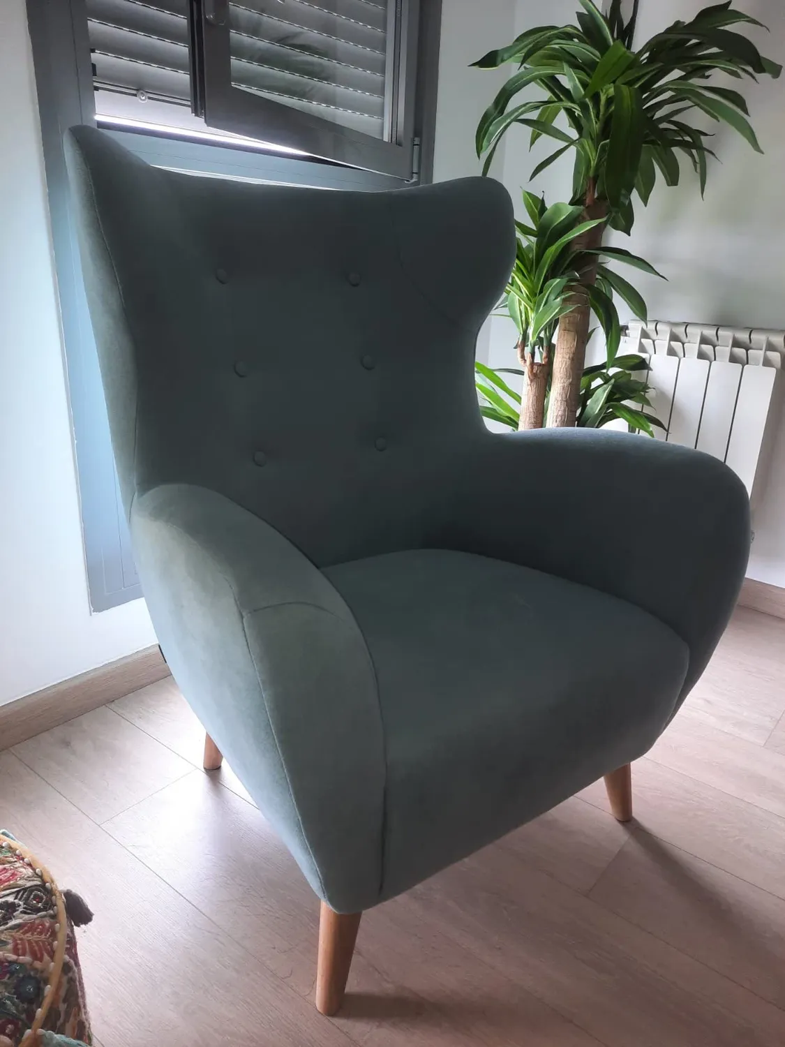 Kave Home Patio Ohrensessel aus Stoff