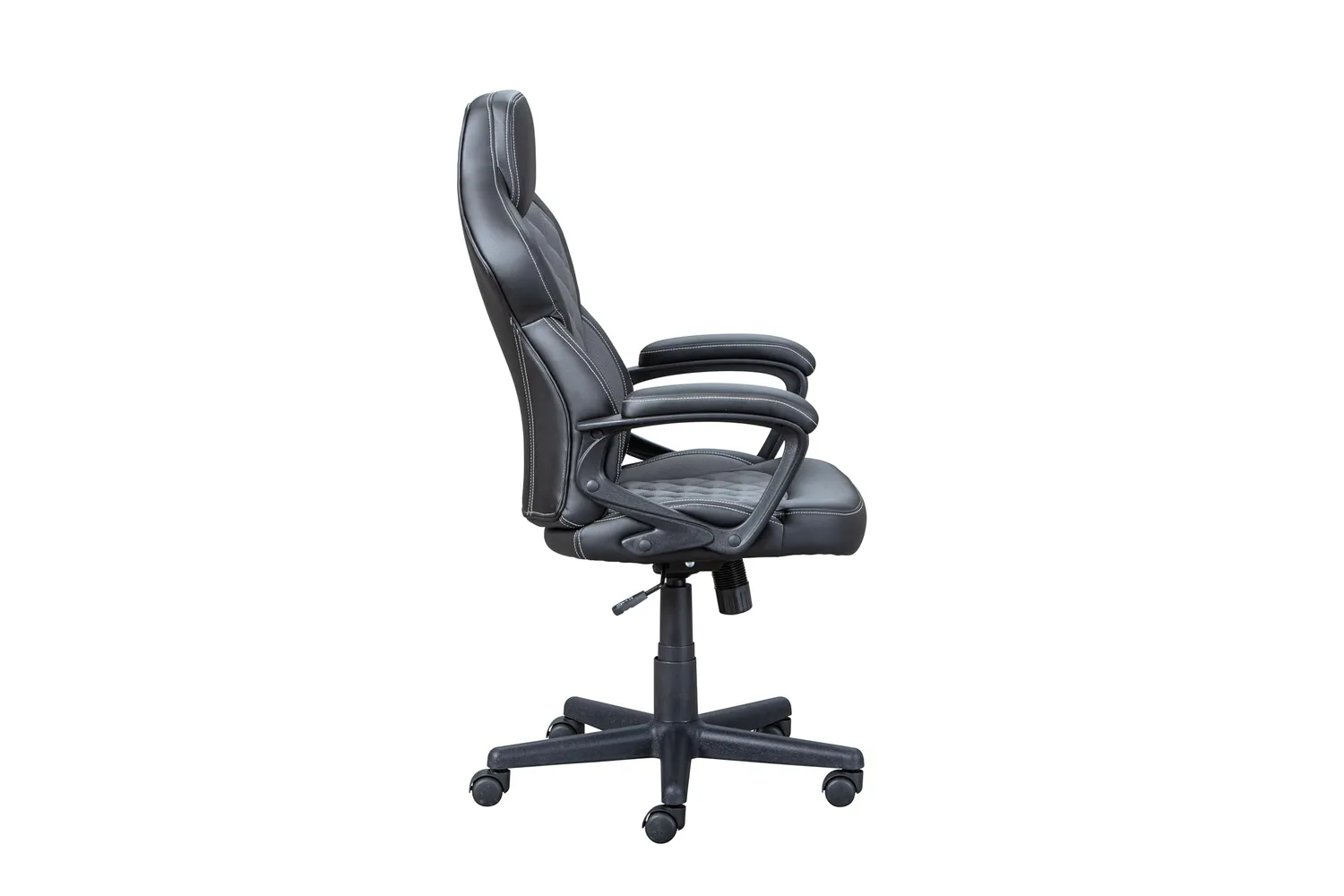 Inter Link Ando Drehstuhl Chefsessel schwarz-grau PU ergonomisch