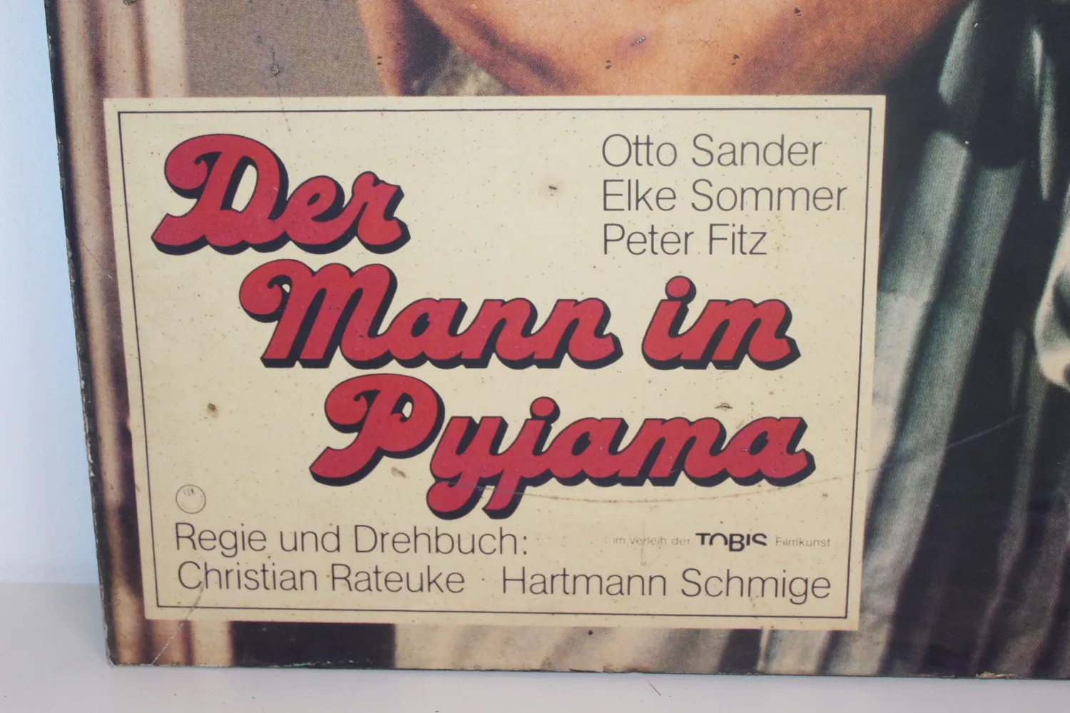 Mon Ami(e) Vintage Der Mann im Pyjama Kino-Plakat 88,5 x 120 cm