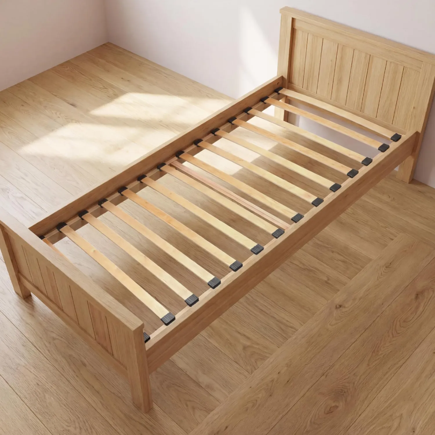 Inter Link Isya Lattenrost 90x200 cm Birke mit Rahmen Buche