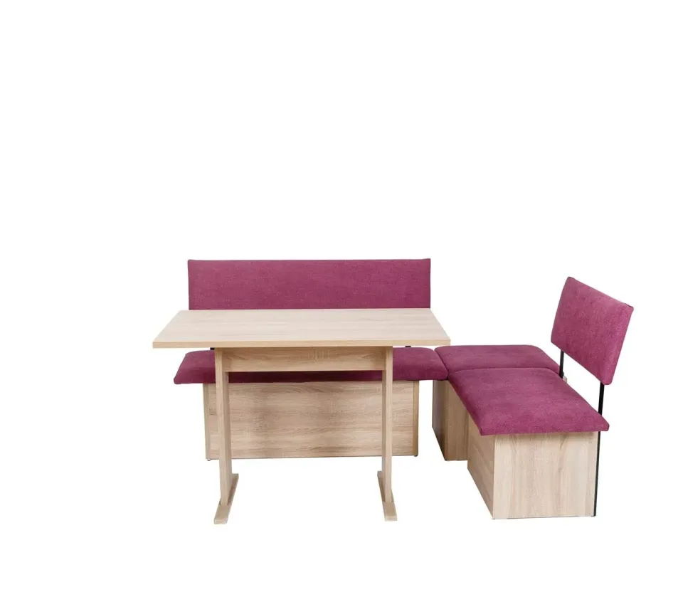 Kundler Home Das Raumwunder Eckbank Set 4-tlg. Truhe