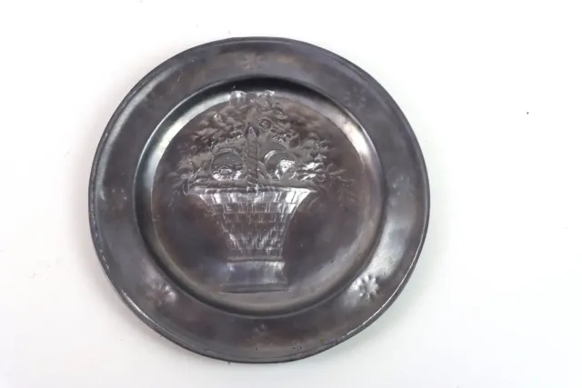 Mon Ami(e) Vintage Zinnteller Zinn Wandteller
