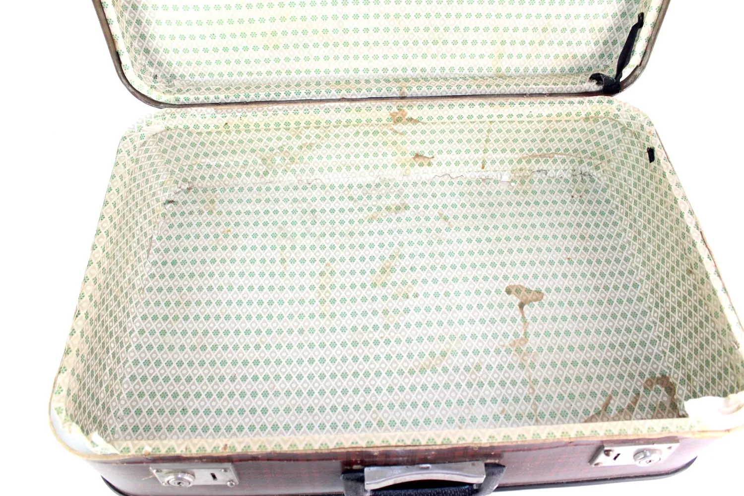 Mon Ami(e) Vintage Vintage Koffer mit braunem Karomuster
