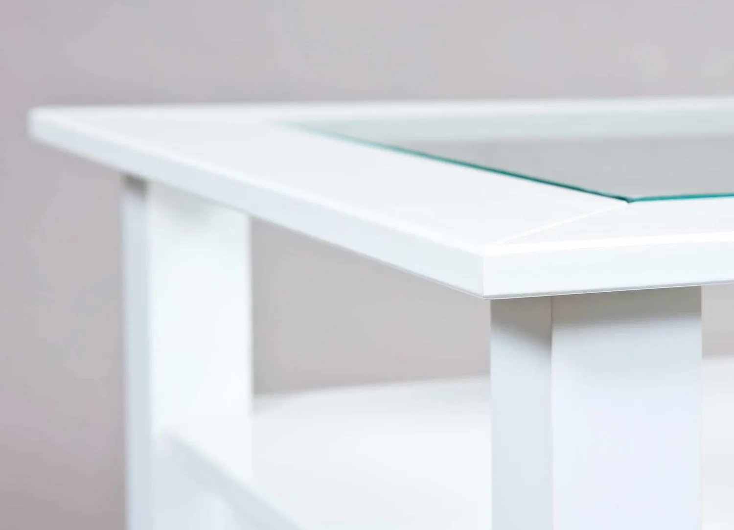 Inter Link Provence 7 Couchtisch Glas mit Schubladen