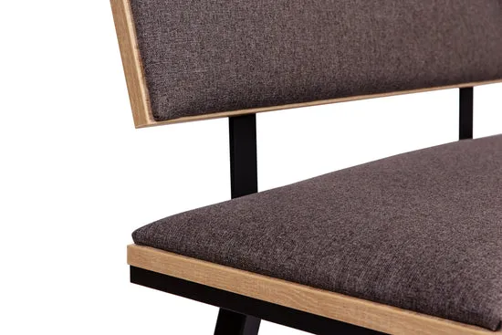 Kundler Home Die Elegante Sitzbank 125cm mit Lehne