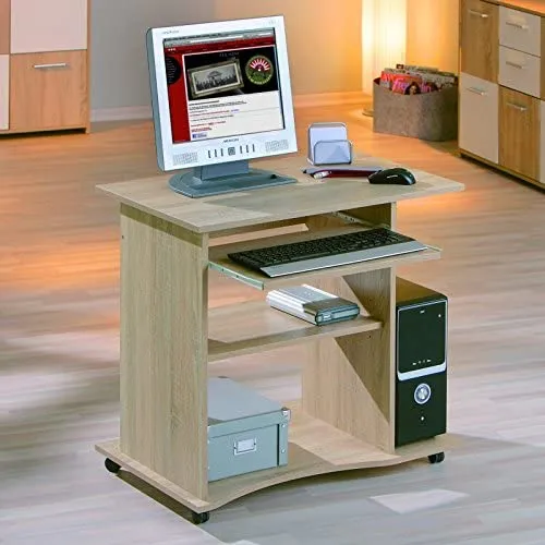 Inter Link Durini Schreibtisch 80x50x75 cm Rollen