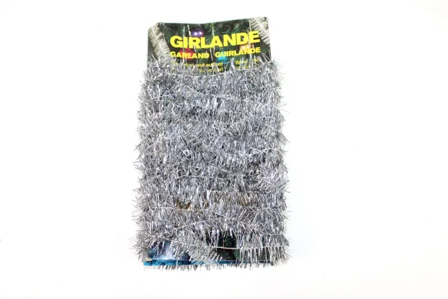 Mon Ami(e) Vintage Weihnachtsgirlande silber schwer entflammbar