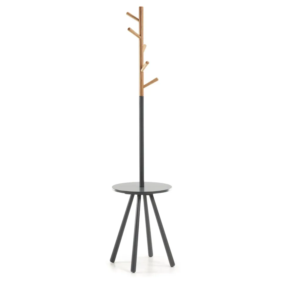 Kave Home Nerb Garderobe grau 40 x 170 cm Holz