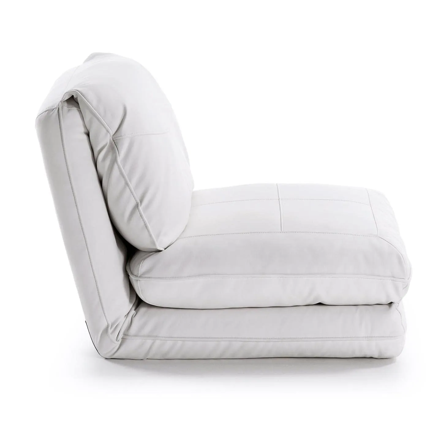 Kave Home Moss Schlafsessel 78 x 200 cm weiß Kunstleder