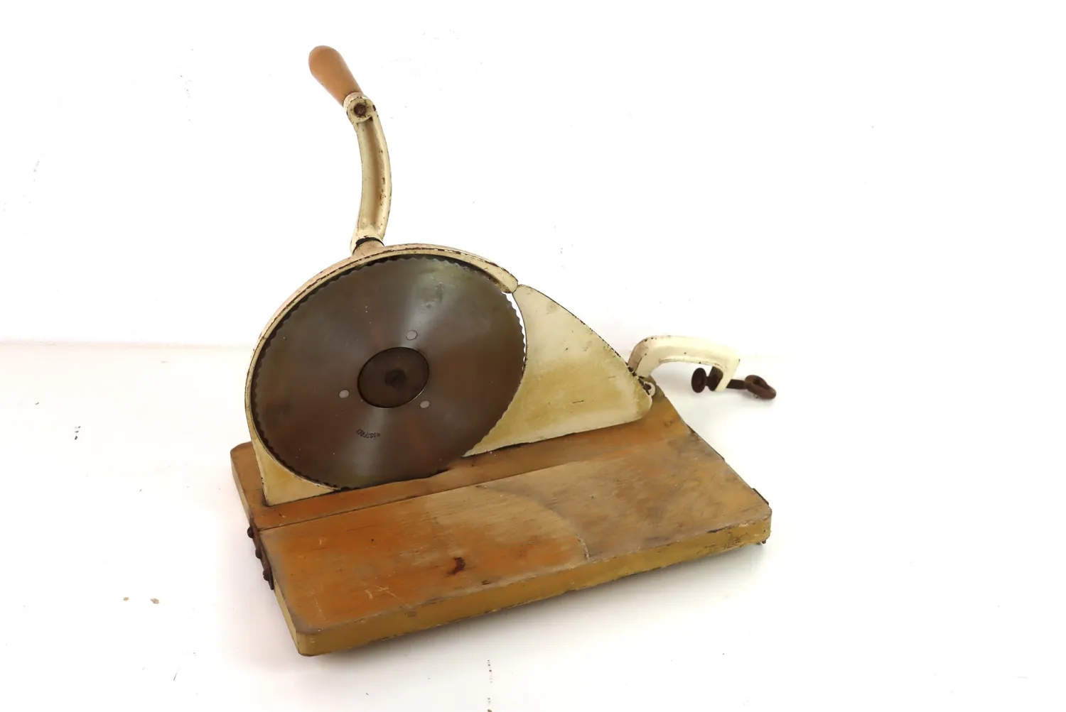 Mon Ami(e) Vintage Brotschneidemaschine Holz Handkurbel