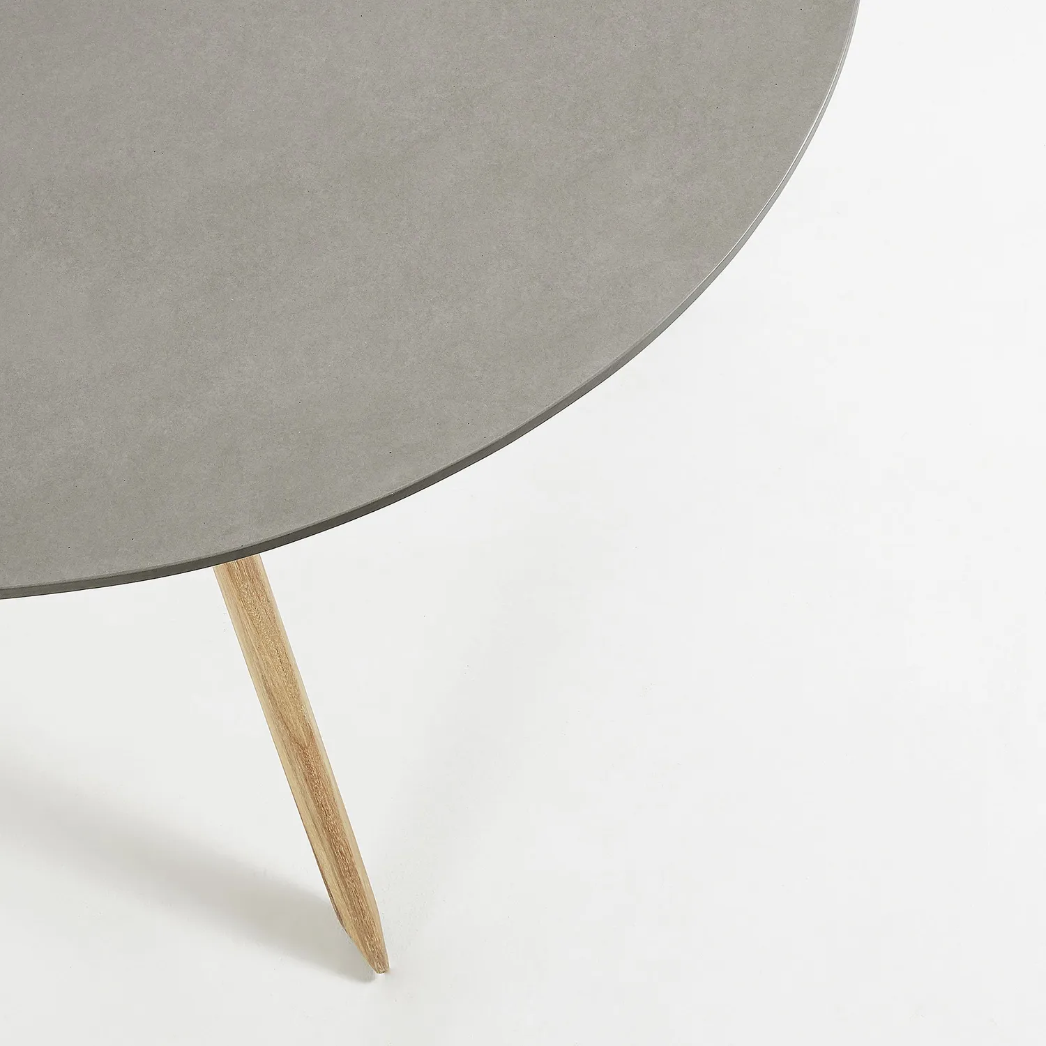 Kave Home Juliette Esstisch rund 120 cm grau