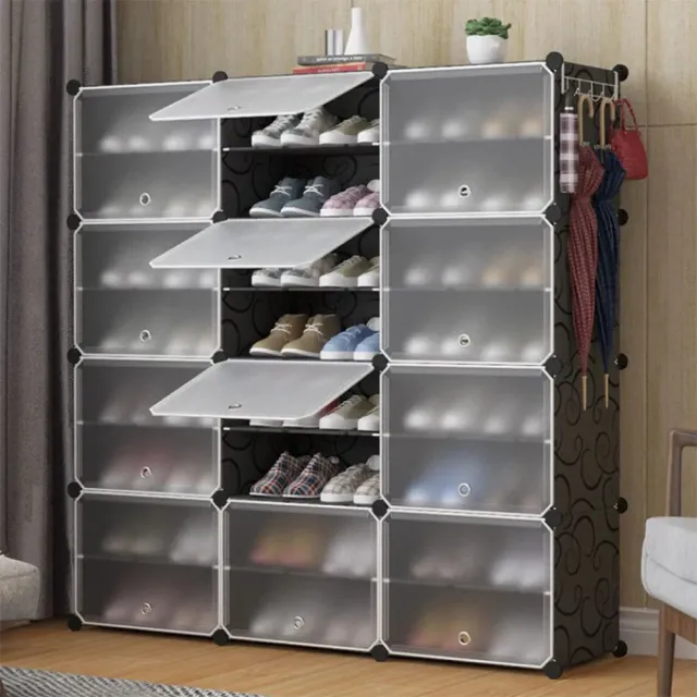 In And OutdoorMatch Schuhschrank 48 Paar 24 Fächer modular