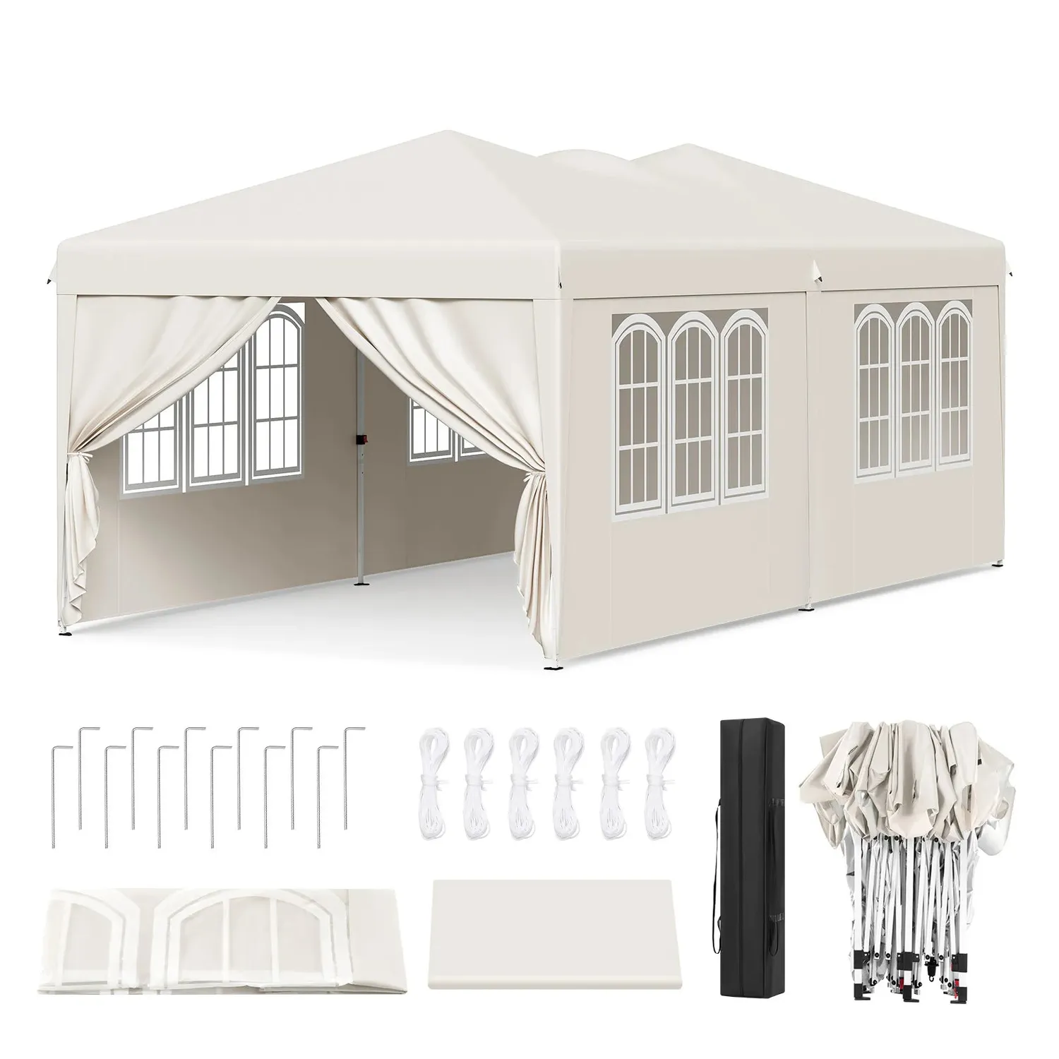 In And OutdoorMatch Faltpavillon Partyzelt wasserdicht