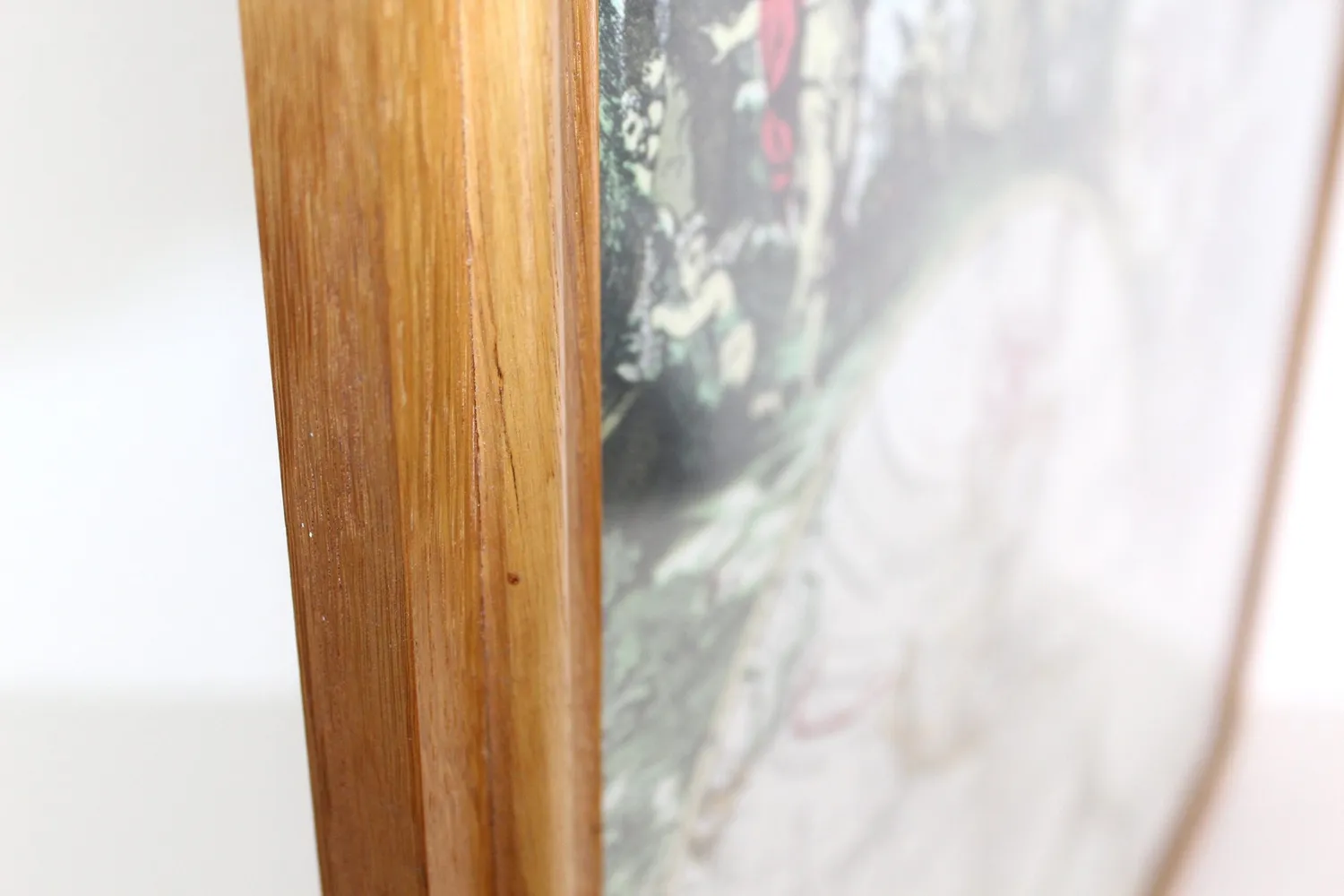 Mon Ami(e) Vintage Weltkugel Druck im Rahmen Leinwand
