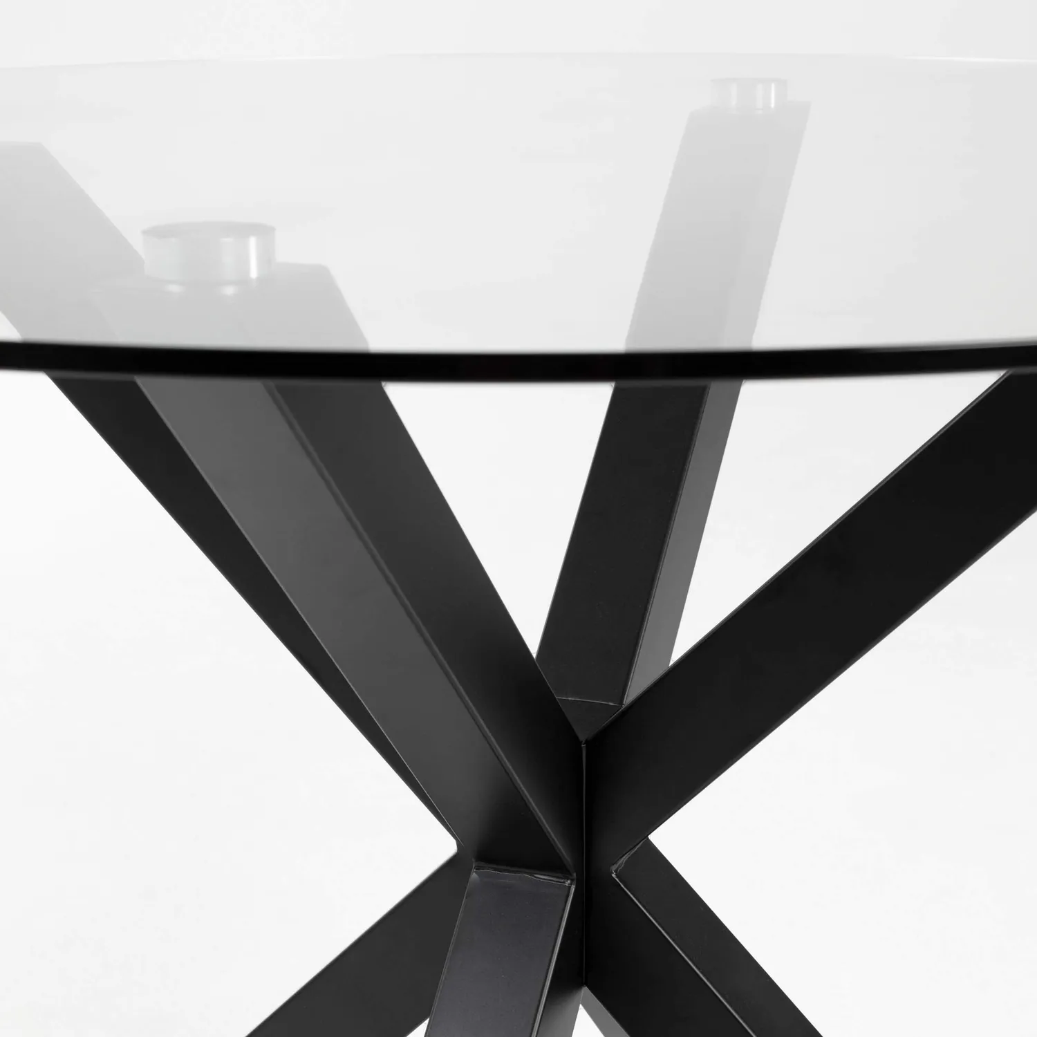 Kave Home Full Argo Couchtisch Glas 82 cm Schwarz
